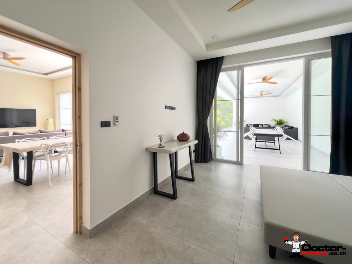 New 4 Bedroom Pool Villa with Mountain View in Lamai, Koh Samui – For Sale