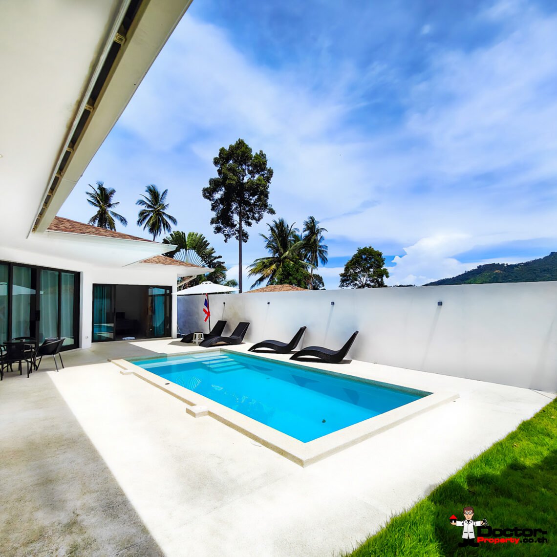 2 Bedroom Pool Villa with Mountain View in Lamai, Koh Samui – For Sale