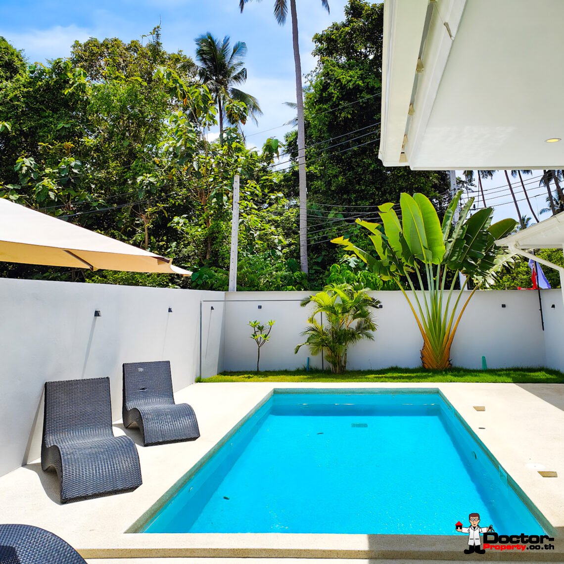 2 Bedroom Pool Villa with Mountain View in Lamai, Koh Samui – For Sale