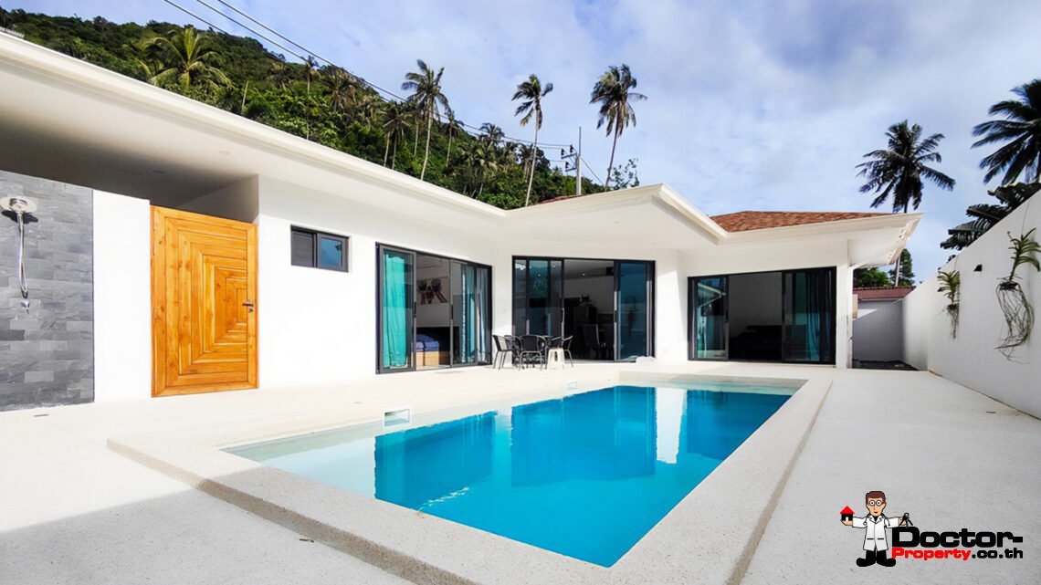 2 Bedroom Pool Villa with Mountain View in Lamai, Koh Samui – For Sale