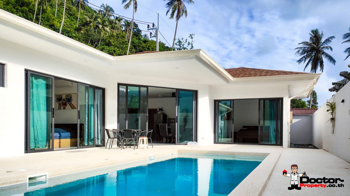 2 Bedroom Pool Villa with Mountain View in Lamai, Koh Samui – For Sale