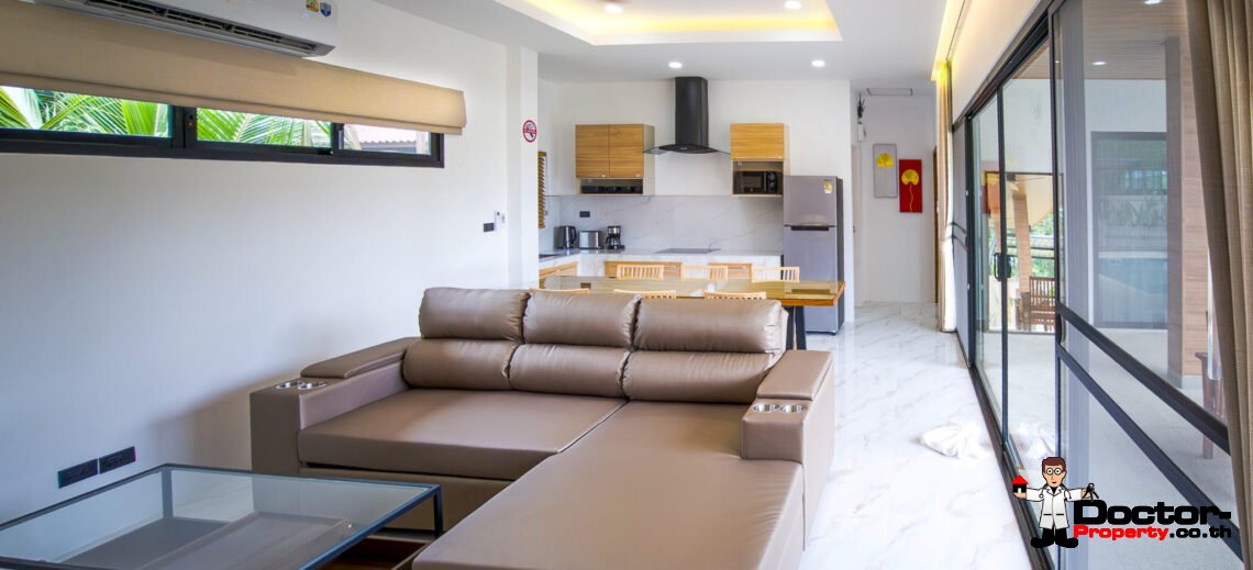 Modern 3 Bedroom Pool Villa in Lamai, Koh Samui – For Sale