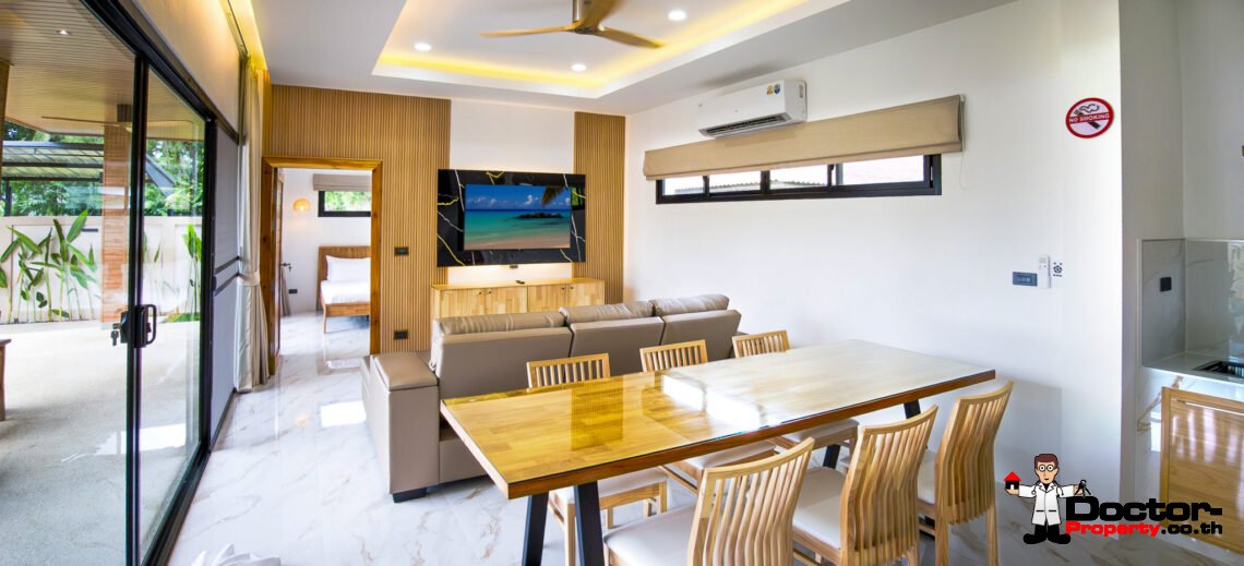 Modern 3 Bedroom Pool Villa in Lamai, Koh Samui – For Sale