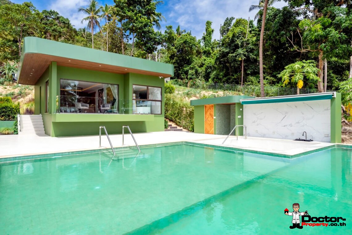 Luxury 5 Bedroom Pool Villa with Sea View in Angthong, Koh Samui – For Sale