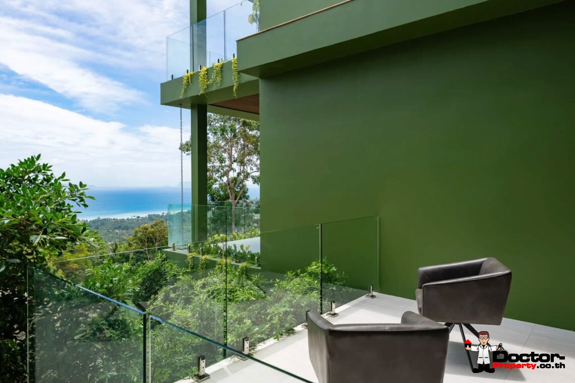 Luxury 5 Bedroom Pool Villa with Sea View in Angthong, Koh Samui – For Sale