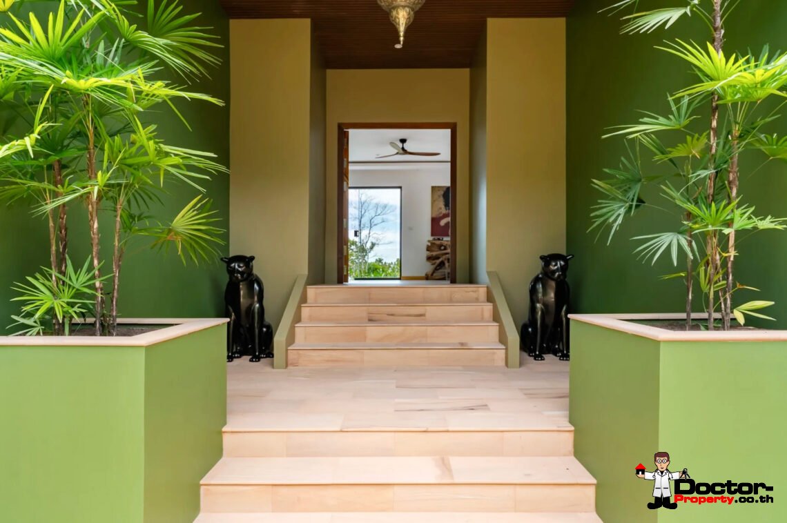Luxury 5 Bedroom Pool Villa with Sea View in Angthong, Koh Samui – For Sale