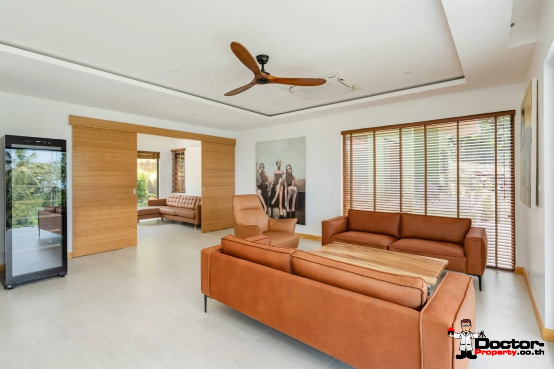 Luxury 5 Bedroom Pool Villa with Sea View in Angthong, Koh Samui – For Sale
