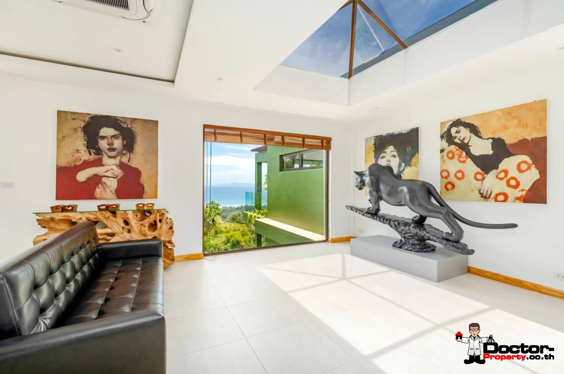 Luxury 5 Bedroom Pool Villa with Sea View in Angthong, Koh Samui – For Sale