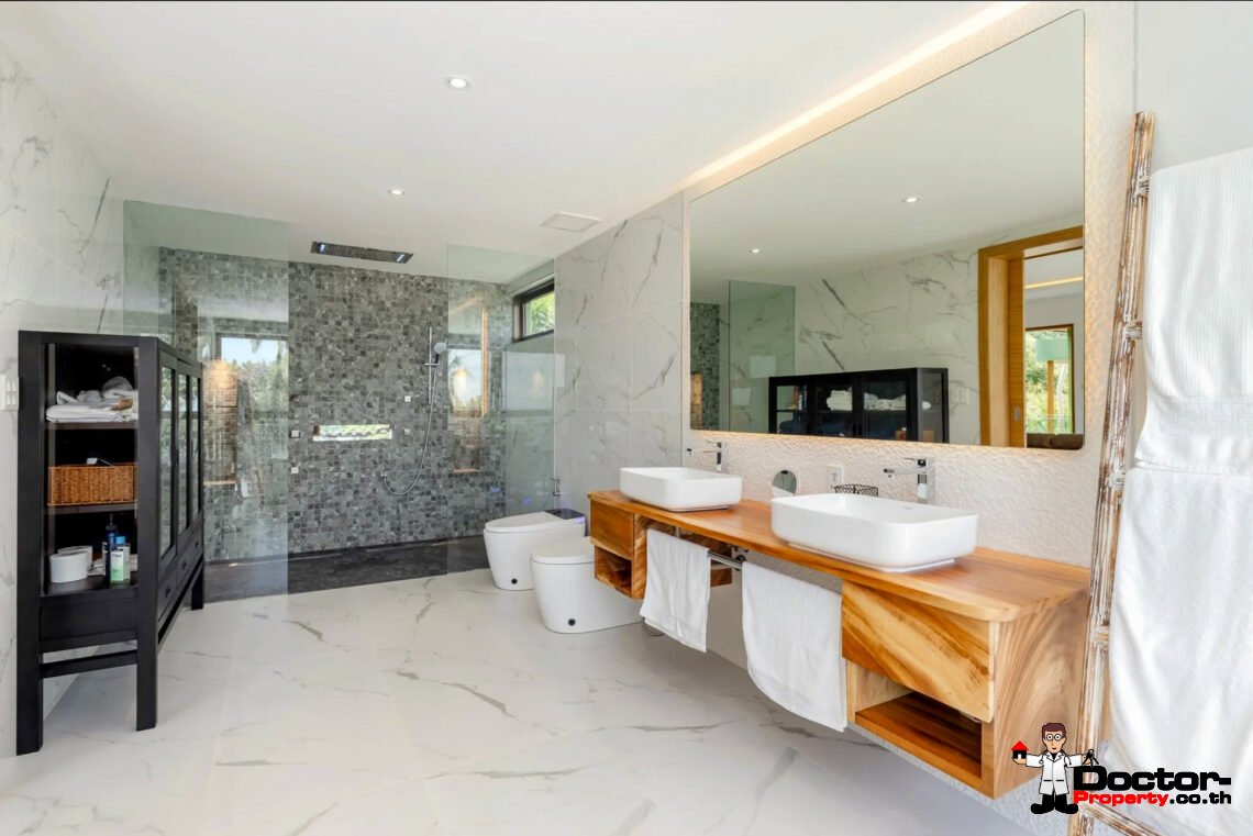 Luxury 5 Bedroom Pool Villa with Sea View in Angthong, Koh Samui – For Sale