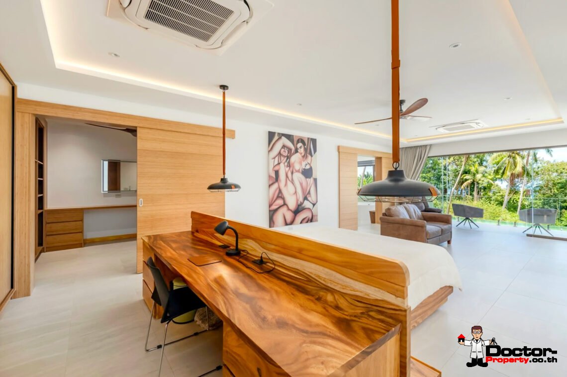 Luxury 5 Bedroom Pool Villa with Sea View in Angthong, Koh Samui – For Sale