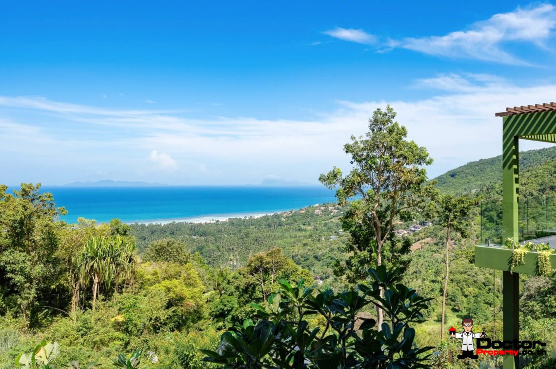 Luxury 5 Bedroom Pool Villa with Sea View in Angthong, Koh Samui – For Sale