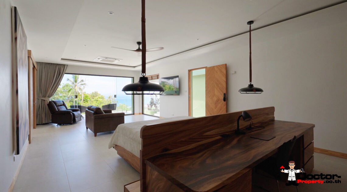 Luxury 5 Bedroom Pool Villa with Sea View in Angthong, Koh Samui – For Sale