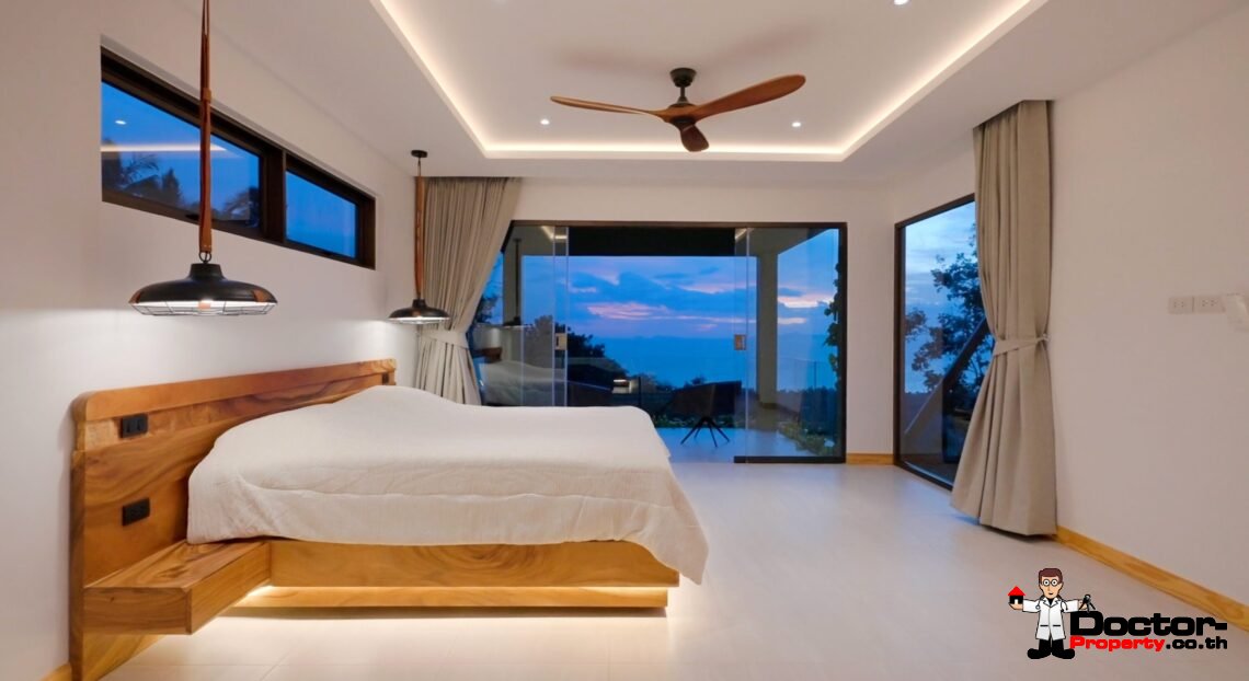 Luxury 5 Bedroom Pool Villa with Sea View in Angthong, Koh Samui – For Sale