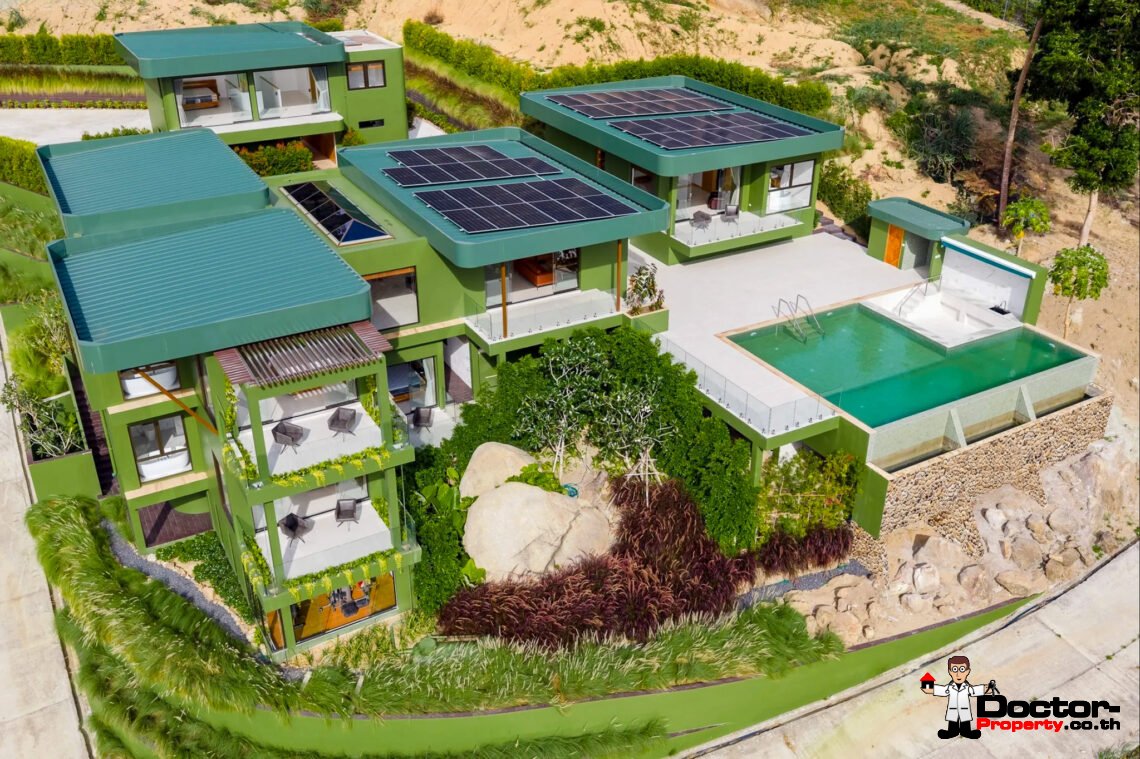 Luxury 5 Bedroom Pool Villa with Sea View in Angthong, Koh Samui – For Sale