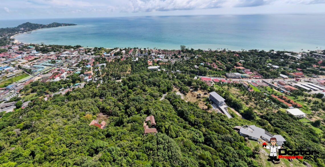 Land 1600 Sqm of Sea View in Lamai, Koh Samui – For Sale