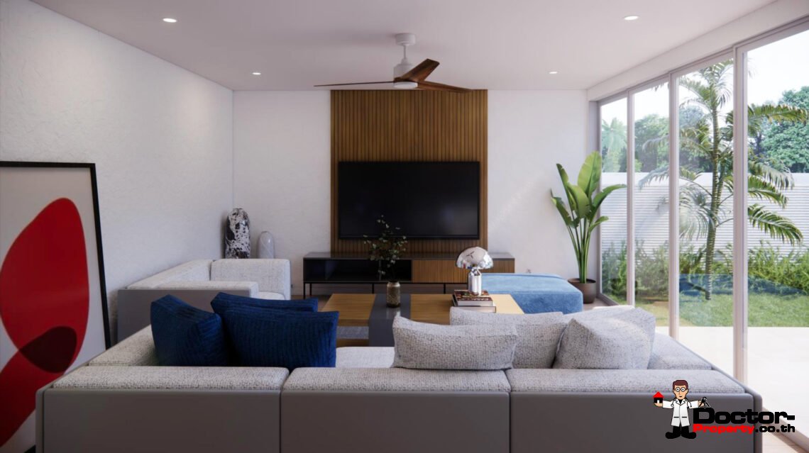 Modern 4 Bedroom Pool Villa in Lamai, Koh Samui – For Sale