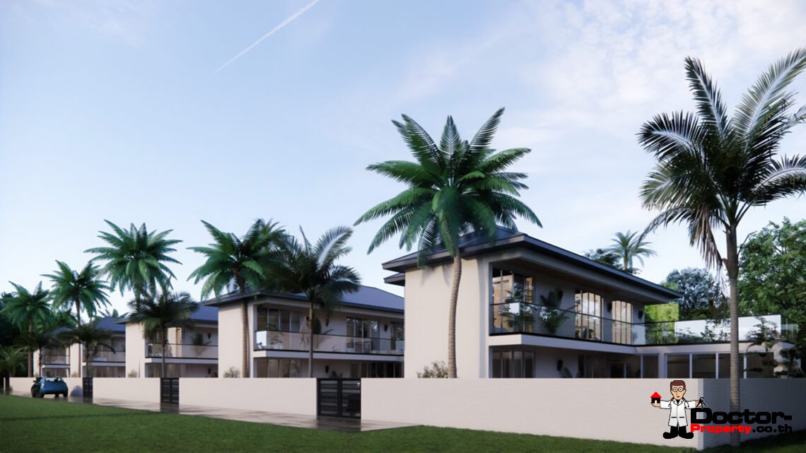 Modern 4 Bedroom Pool Villa in Lamai, Koh Samui – For Sale