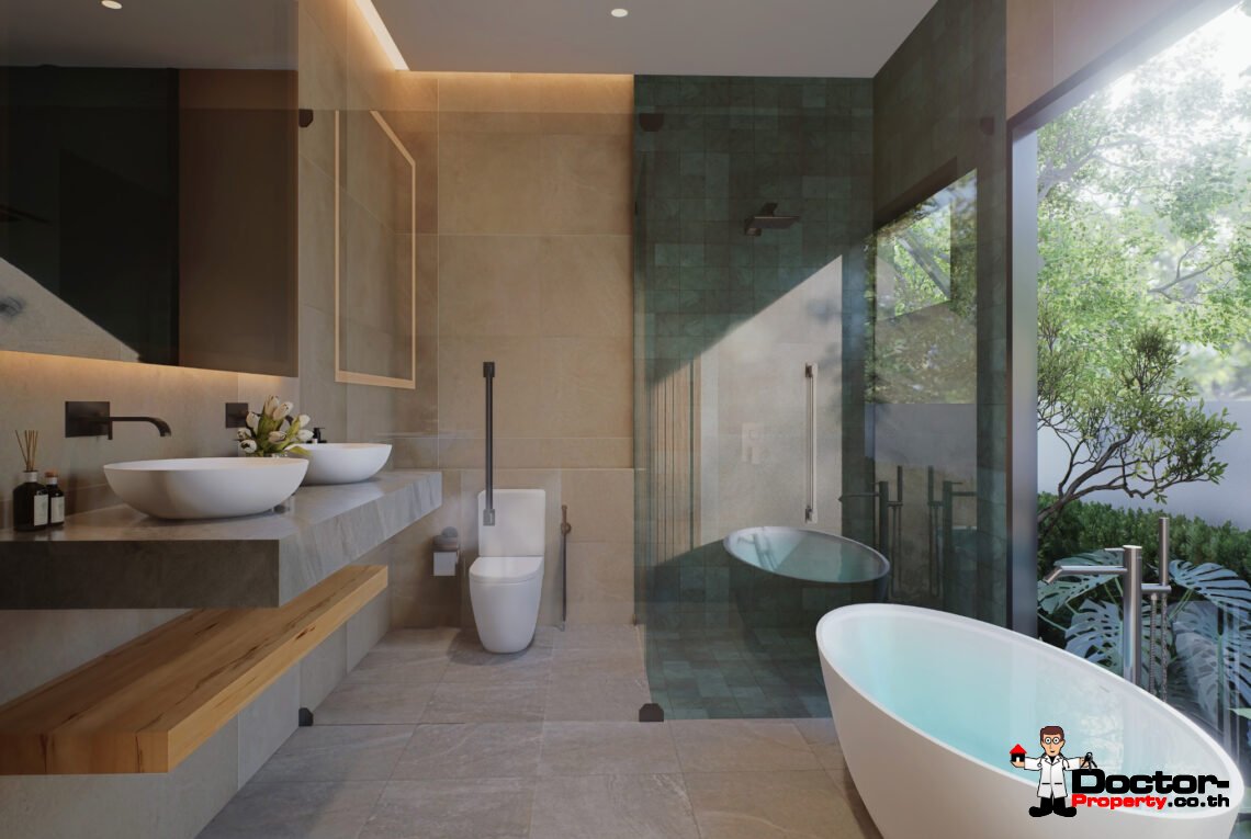 Tropical 3 Bedroom Pool Villa in Lamai, Koh Samui – For Sale