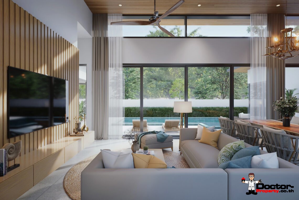 Tropical 3 Bedroom Pool Villa in Lamai, Koh Samui – For Sale