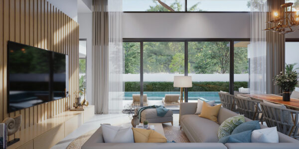 Tropical 3 Bedroom Pool Villa in Lamai, Koh Samui – For Sale