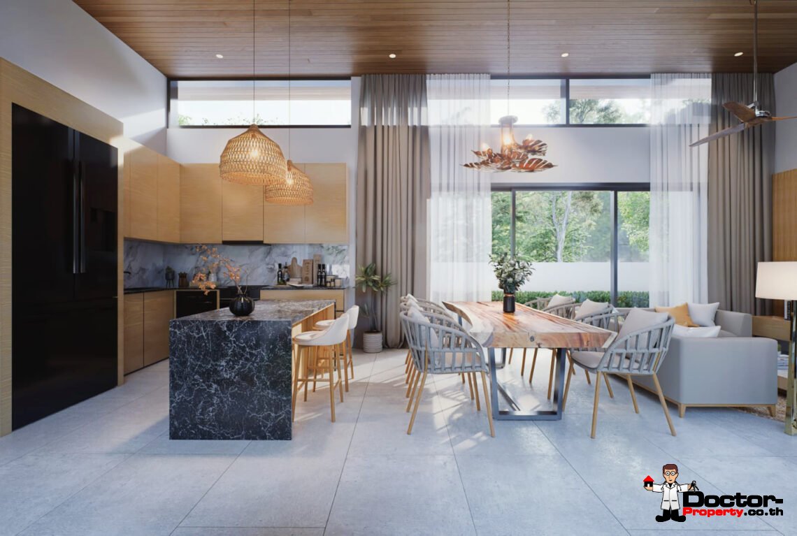 Tropical 3 Bedroom Pool Villa in Lamai, Koh Samui – For Sale