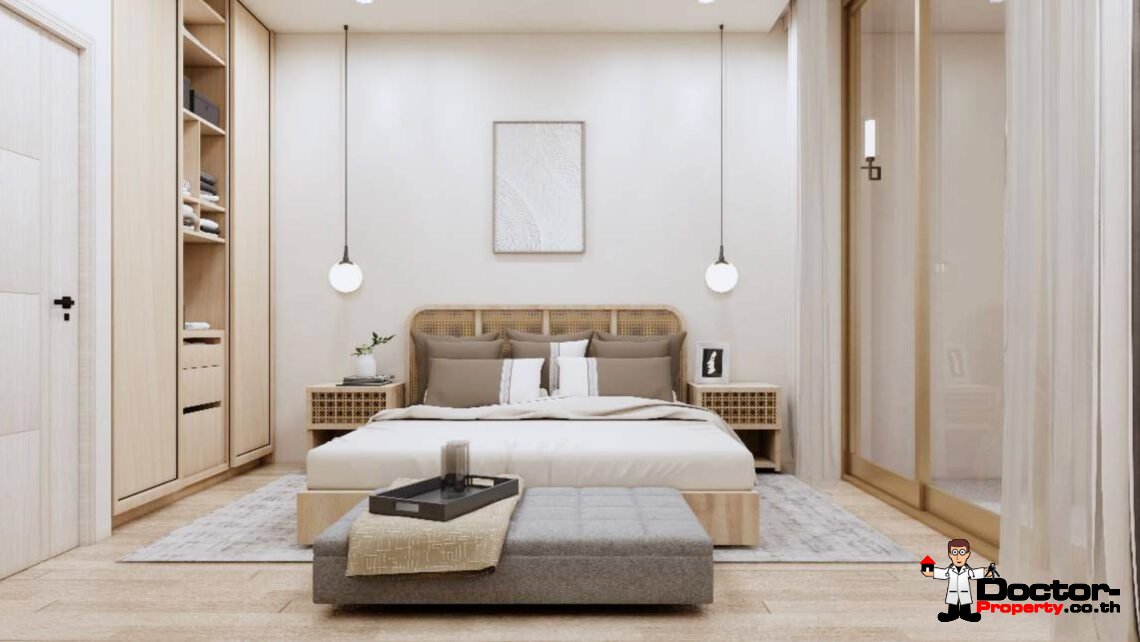 3 Bedroom Beachfront Pool Villa in Ban Tai, Koh Samui – For Sale