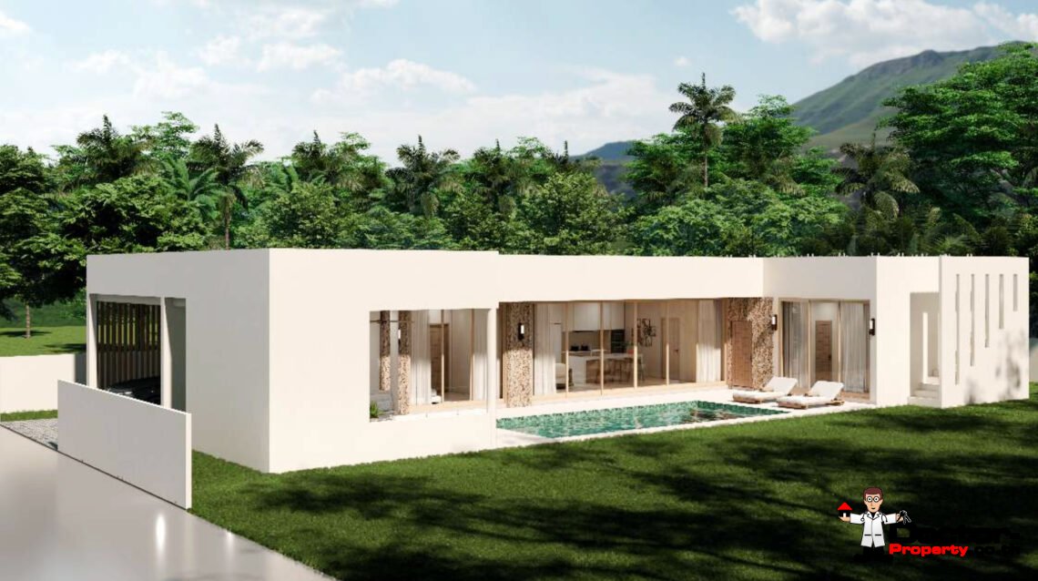 3 Bedroom Beachfront Pool Villa in Ban Tai, Koh Samui – For Sale