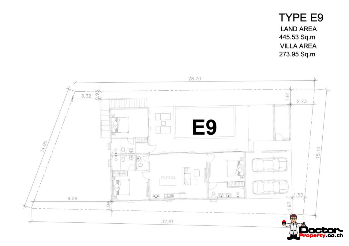 3 Bedroom Beachfront Pool Villa in Ban Tai, Koh Samui – For Sale