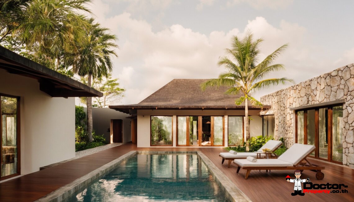 Tropical 2-3 Bedroom Pool Villa in Lipa Noi, Koh Samui – For Sale
