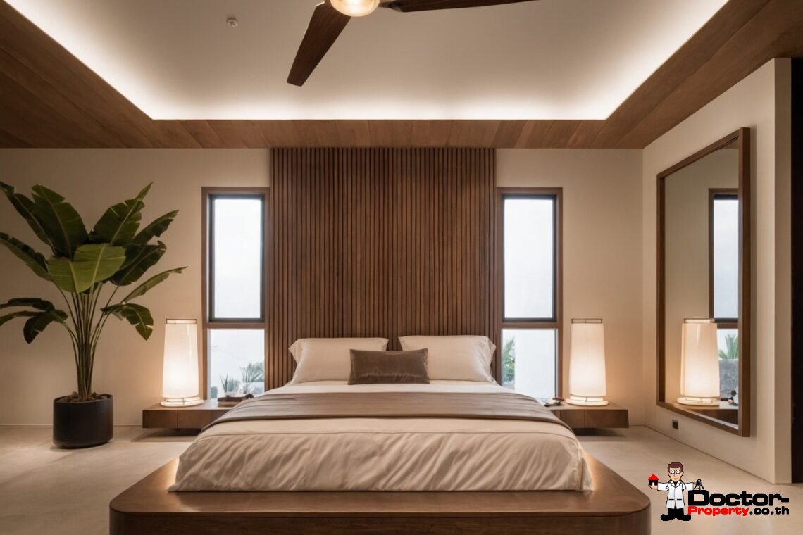 Tropical 2-3 Bedroom Pool Villa in Lipa Noi, Koh Samui – For Sale