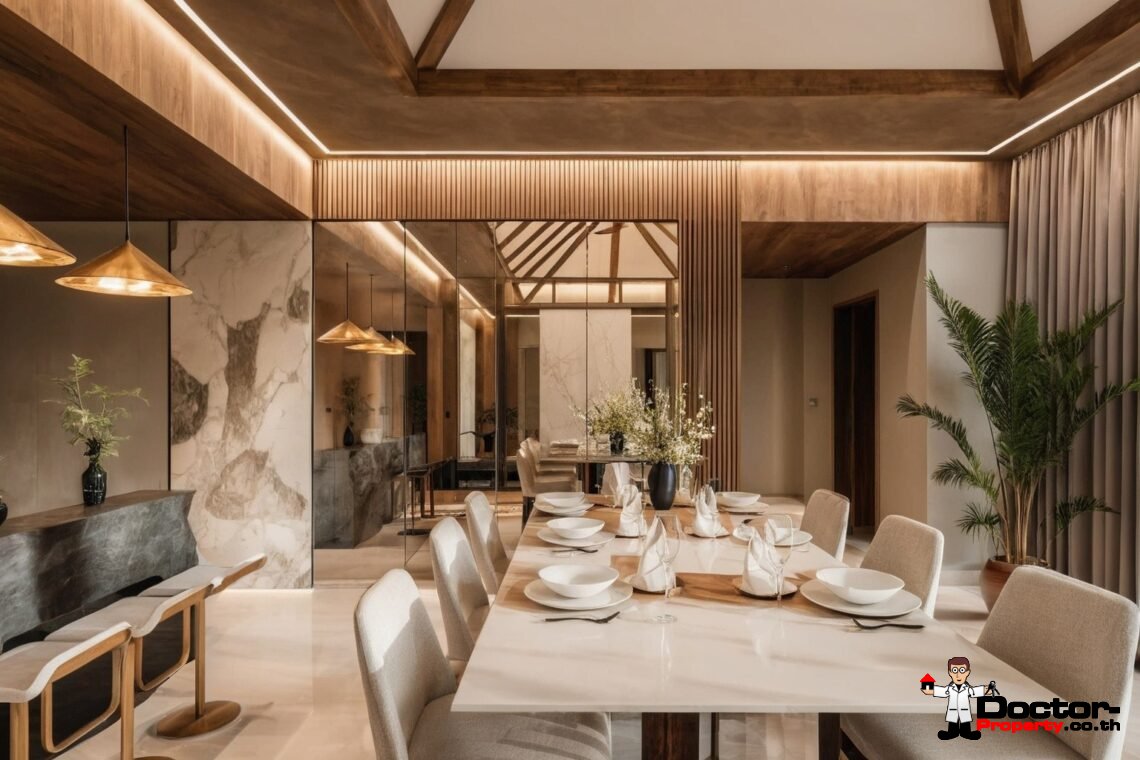 Tropical 2-3 Bedroom Pool Villa in Lipa Noi, Koh Samui – For Sale