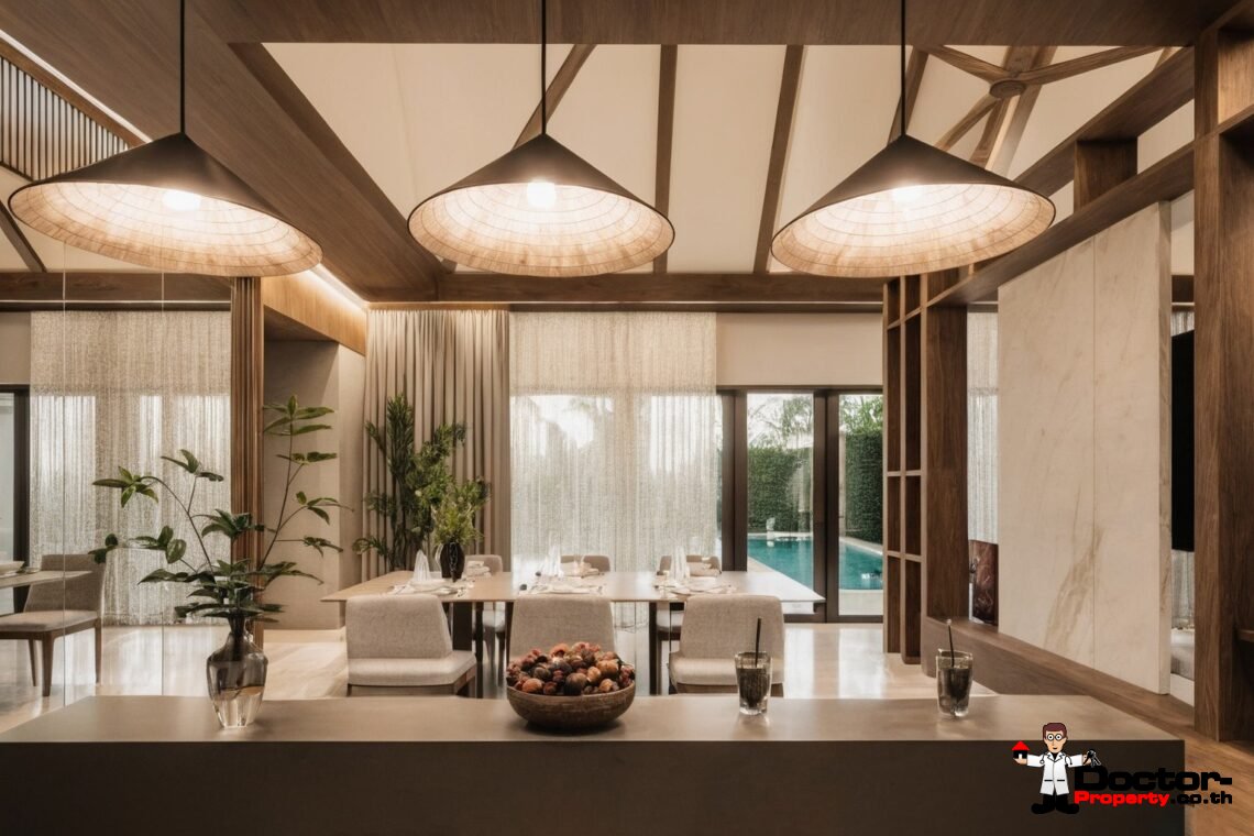 Tropical 2-3 Bedroom Pool Villa in Lipa Noi, Koh Samui – For Sale