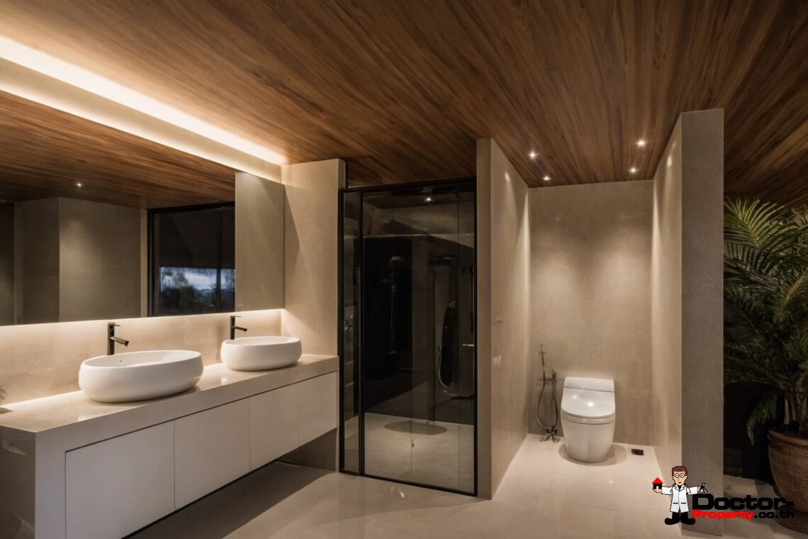 Tropical 2-3 Bedroom Pool Villa in Lipa Noi, Koh Samui – For Sale