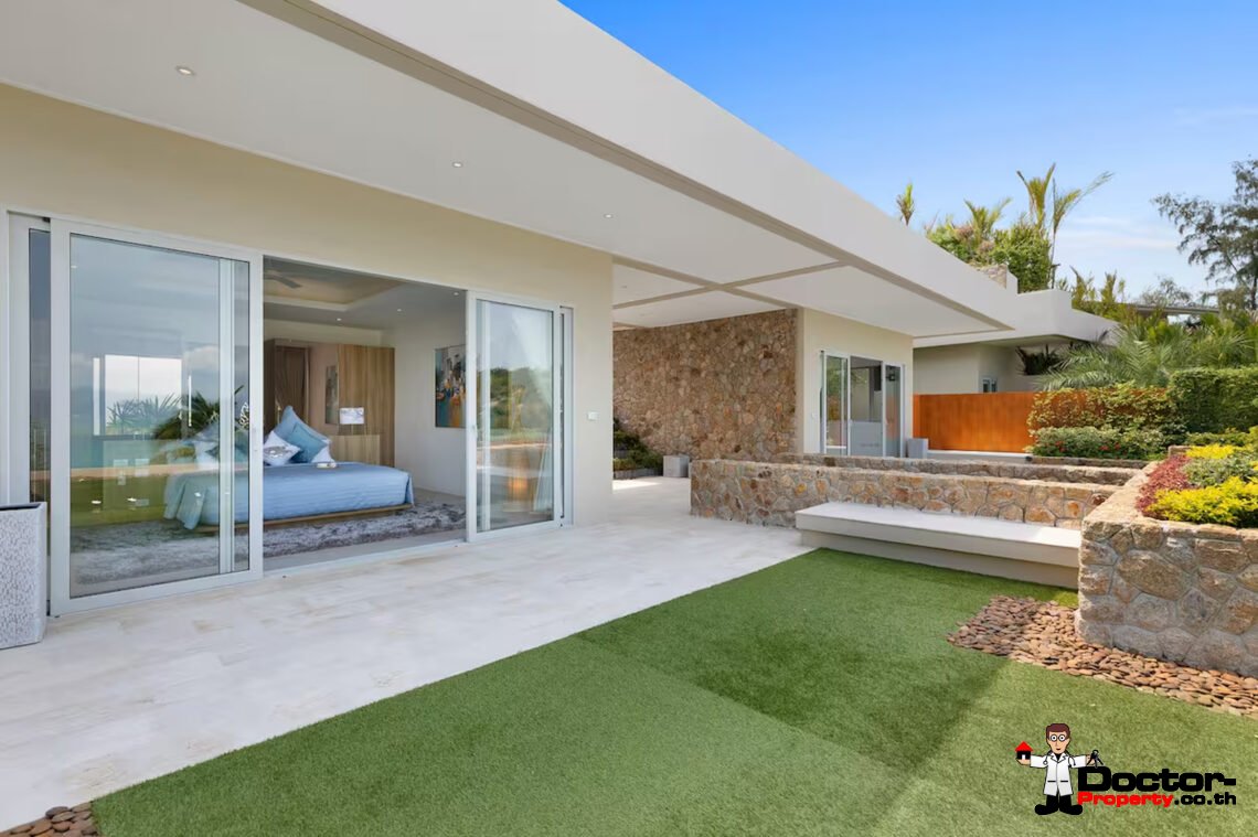 Luxury Beachside 4 Bedroom Pool Villa in Plai Laem, Koh Samui – For Sale