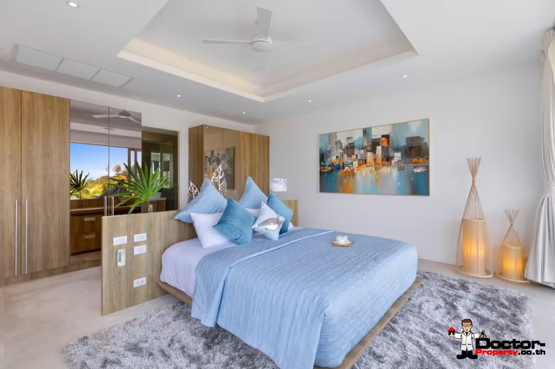 Luxury Beachside 4 Bedroom Pool Villa in Plai Laem, Koh Samui – For Sale
