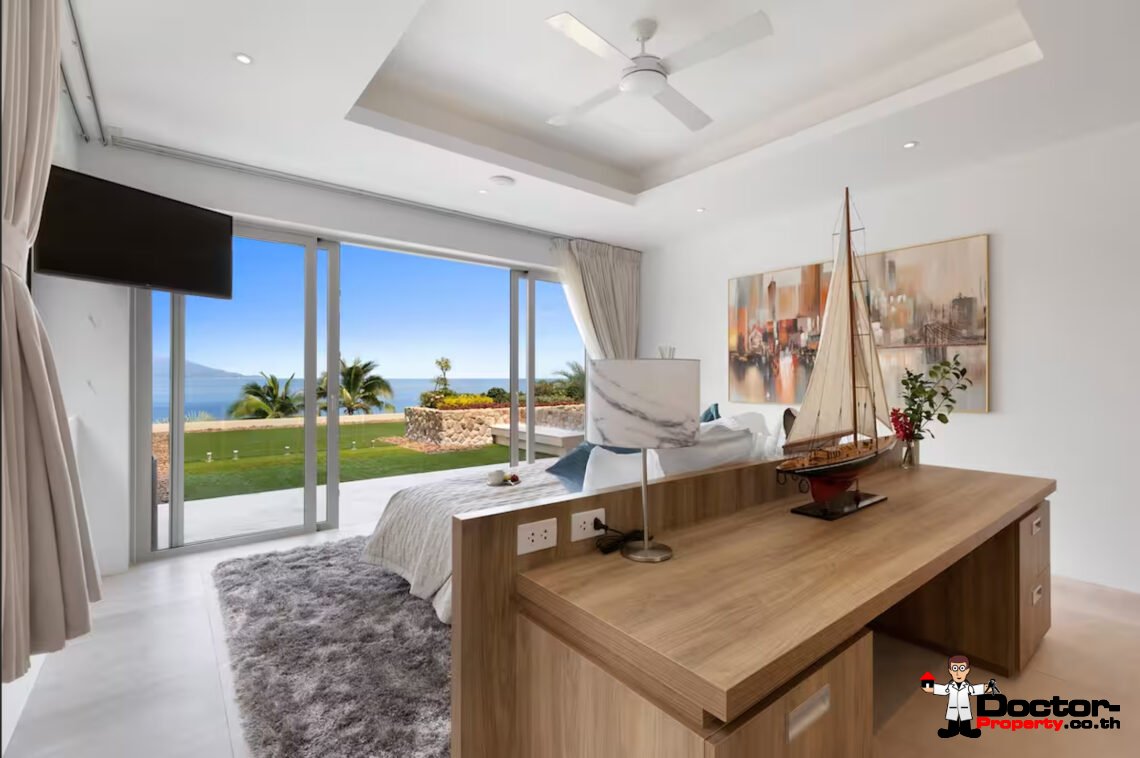 Luxury Beachside 4 Bedroom Pool Villa in Plai Laem, Koh Samui – For Sale