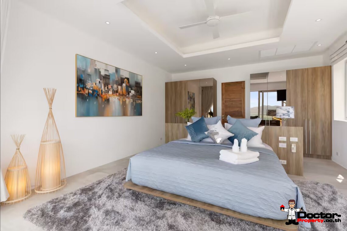 Luxury Beachside 4 Bedroom Pool Villa in Plai Laem, Koh Samui – For Sale