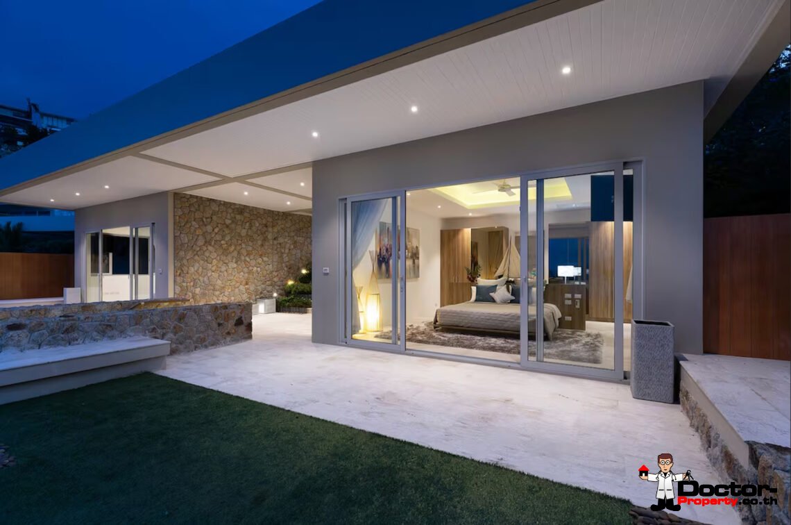 Luxury Beachside 4 Bedroom Pool Villa in Plai Laem, Koh Samui – For Sale