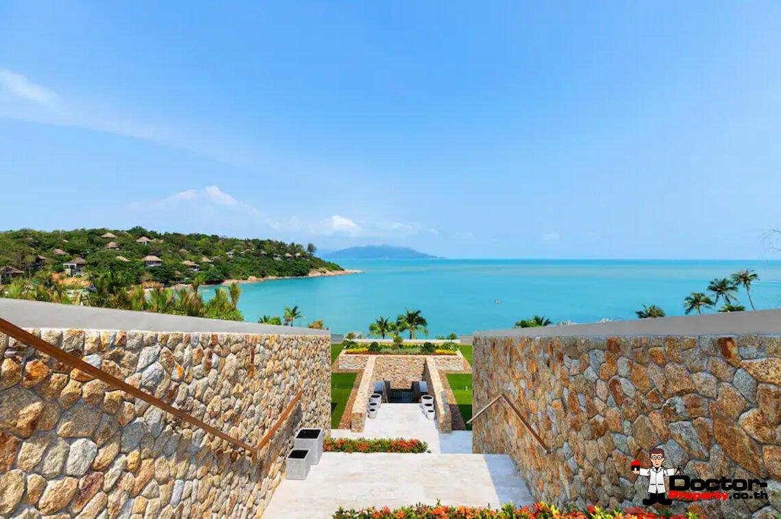 Luxury Beachside 4 Bedroom Pool Villa in Plai Laem, Koh Samui – For Sale