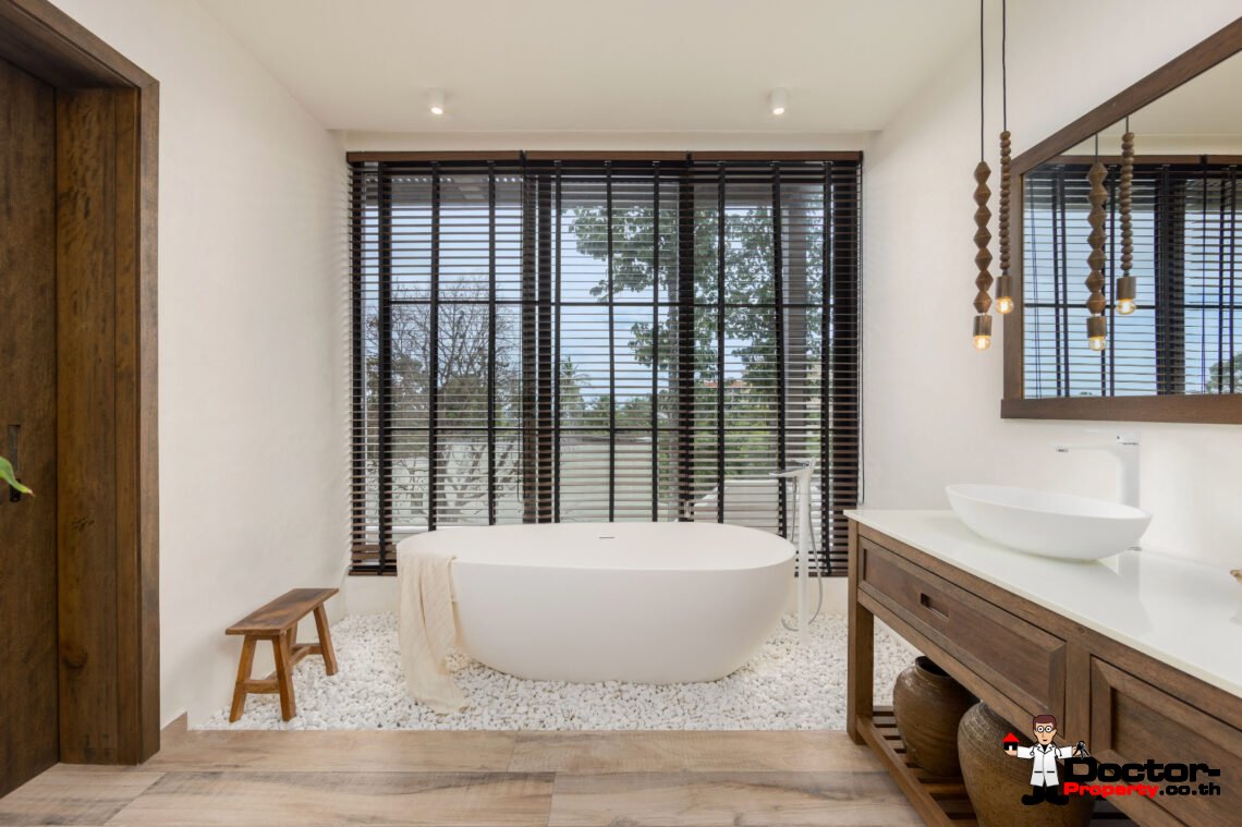 Luxury Modern 3 Bedroom Pool Villa with Sea View in Chaweng Noi, Koh Samui – For Sale