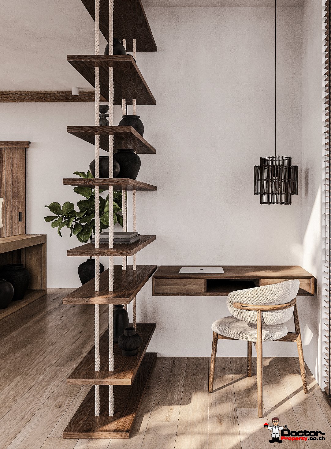 Stylish Two Storey 3 Bedroom Pool Villa with Sea View in Chaweng Noi, Koh Samui – For Sale