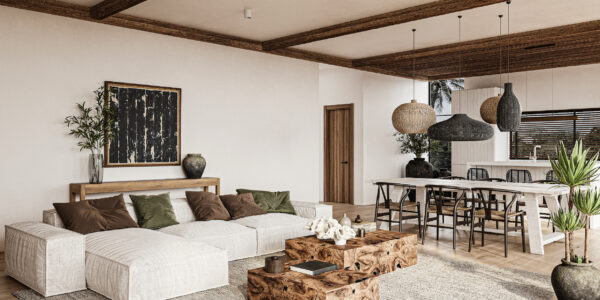 Stylish Two Storey 3 Bedroom Pool Villa with Sea View in Chaweng Noi, Koh Samui – For Sale