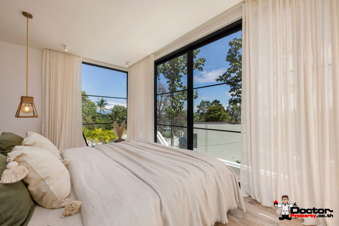 Luxury Modern 3 Bedroom Pool Villa with Sea View in Chaweng Noi, Koh Samui – For Sale