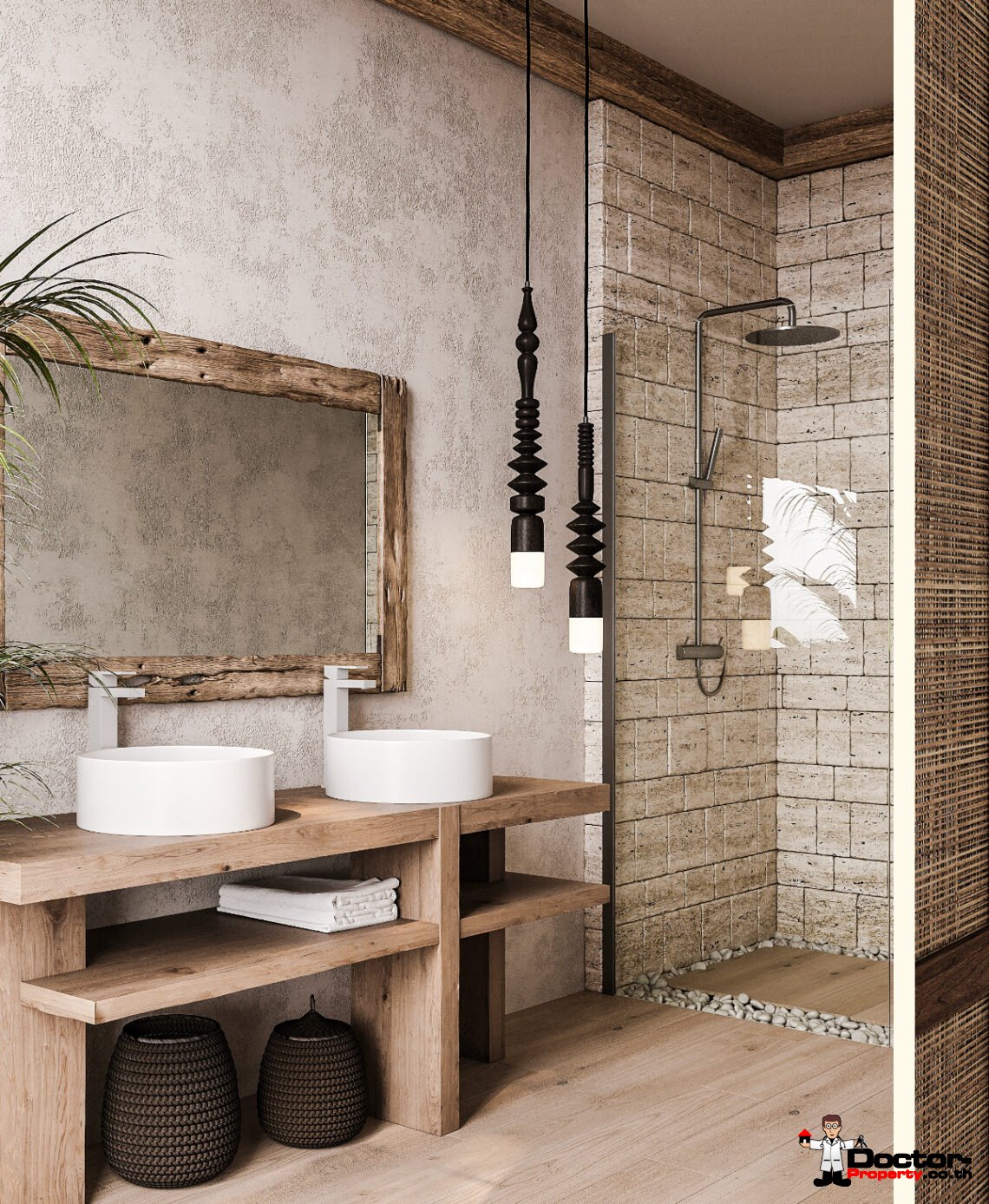 Stylish Two Storey 3 Bedroom Pool Villa with Sea View in Chaweng Noi, Koh Samui – For Sale