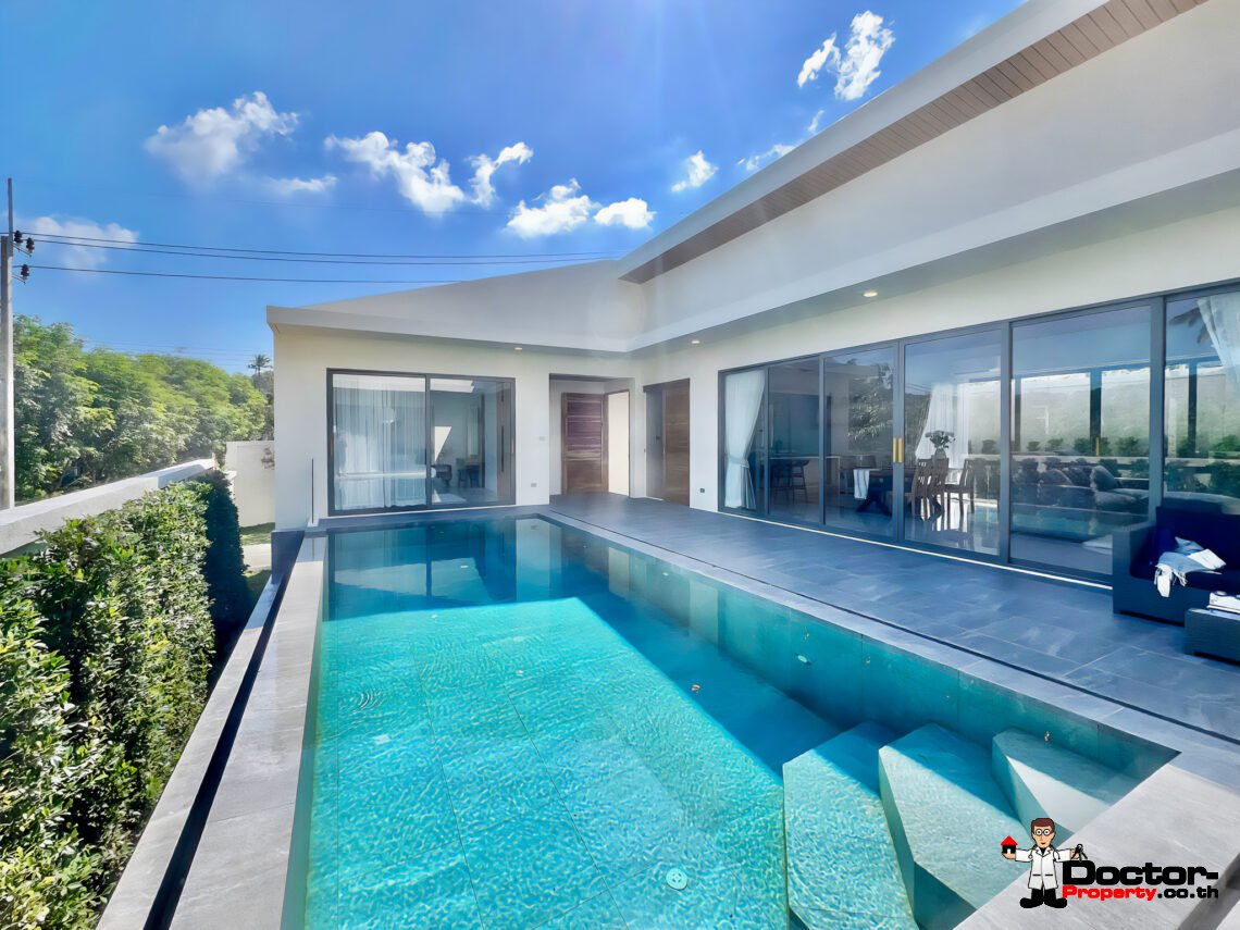 New 3 Bedroom Pool Villa in Mae Nam, Koh Samui – For Sale