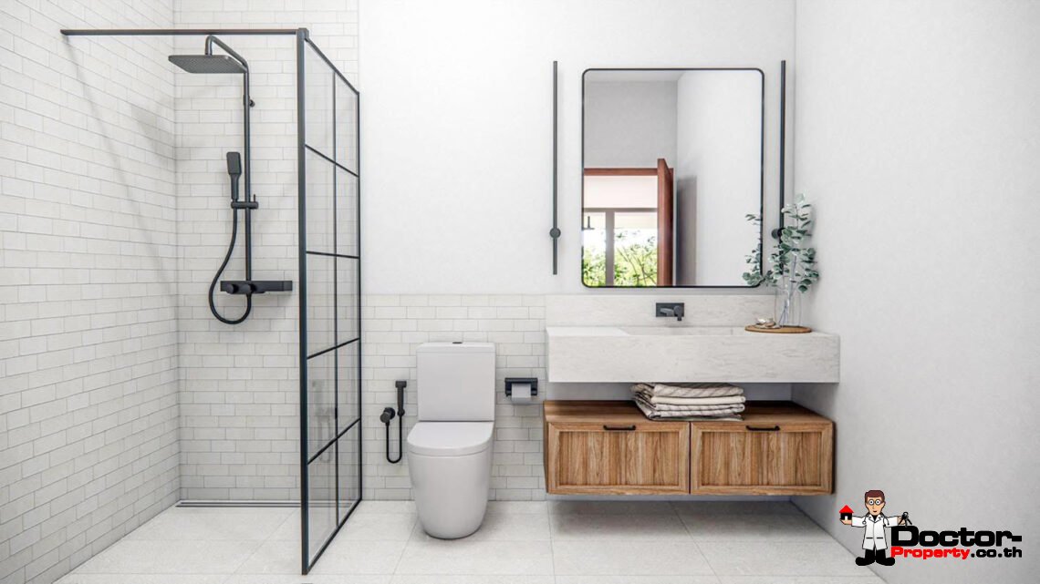 Modern 3 Bedroom Pool Villa in Bang Rak, Koh Samui – For Sale