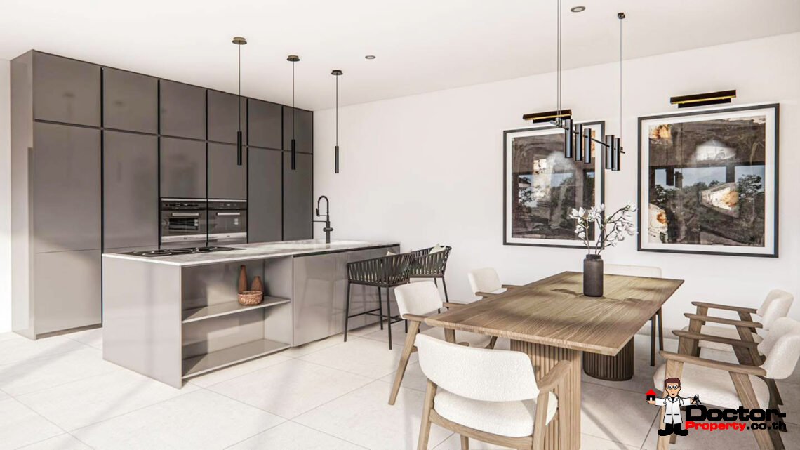 Modern 3 Bedroom Pool Villa in Bang Rak, Koh Samui – For Sale