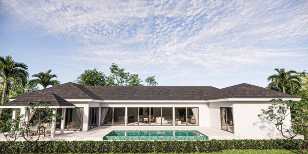 Modern 3 Bedroom Pool Villa in Bang Rak, Koh Samui – For Sale