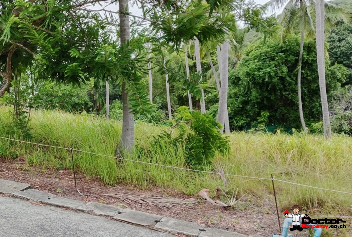 Land 1,555 Sqm of Sea View in Bang Rak, Koh Samui – For Sale