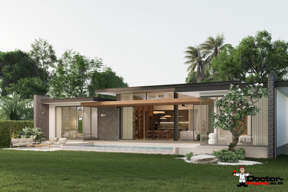 Modern 3-4 Bedroom Pool Villa in Bo Phut, Koh Samui – For Sale